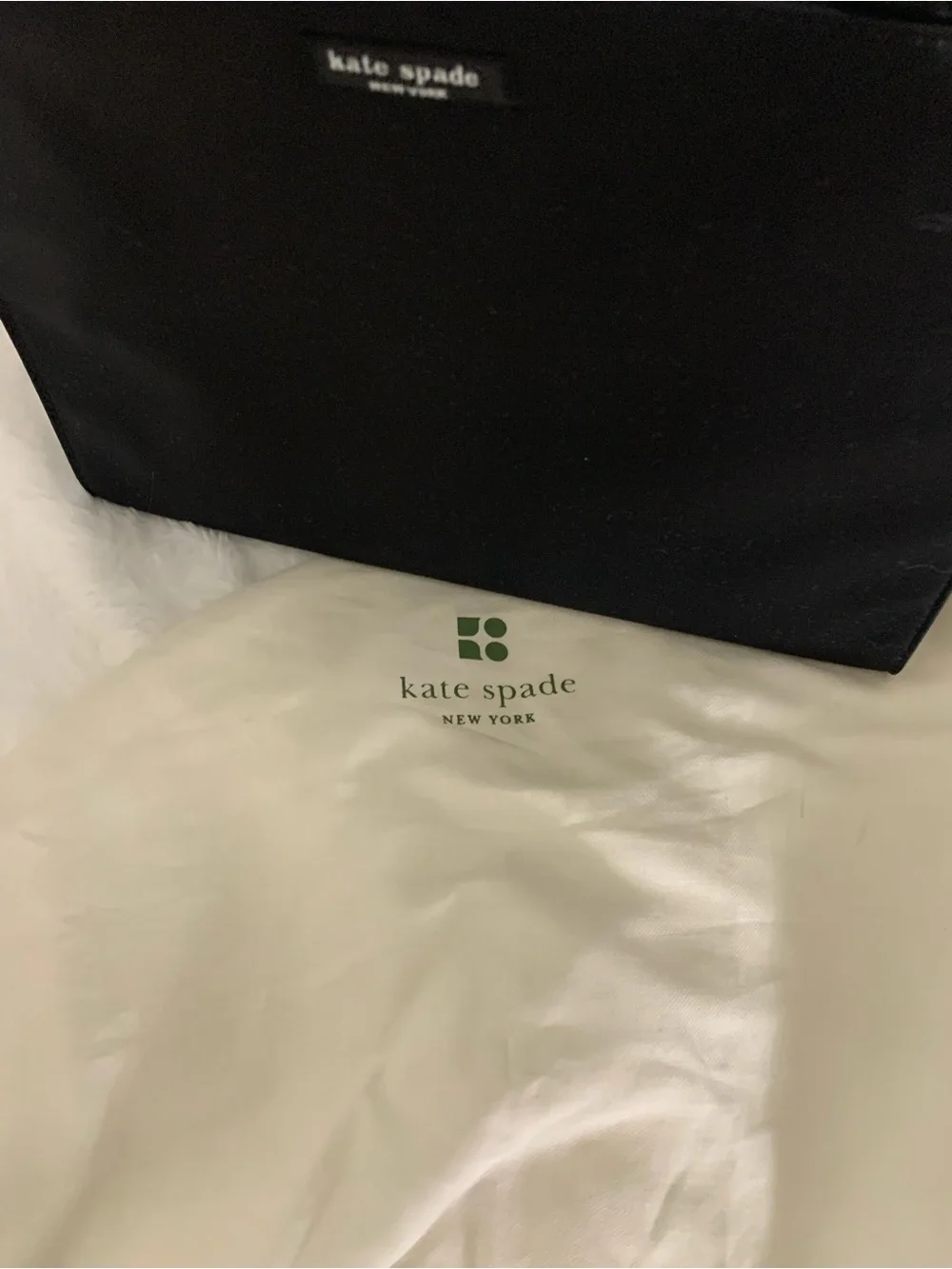 kate spade Black Nylon Tote with Top Handles
